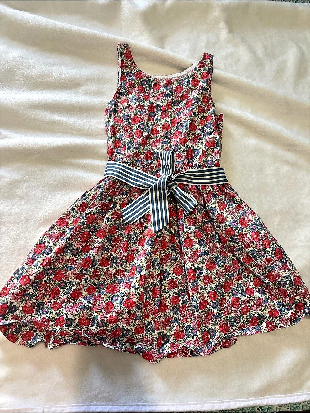 Polo Ralph Lauren Girls Floral Dress Size 7 Like New